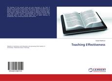 Portada del libro de Teaching Effectiveness