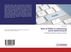 Buchcover von Role of NGOs in addressing social determinants