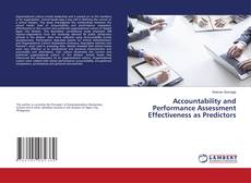 Copertina di Accountability and Performance Assessment Effectiveness as Predictors
