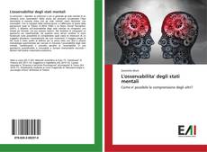Bookcover of L'osservabilita' degli stati mentali