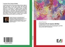 Portada del libro de L’aurora di un nuovo diritto: