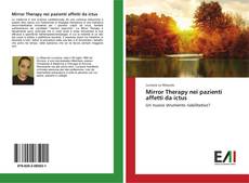 Capa do livro de Mirror Therapy nei pazienti affetti da ictus 