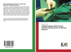 Capa do livro de Epidemiologia delle lesioni cistiche del pancreas in Monza-Brianza 