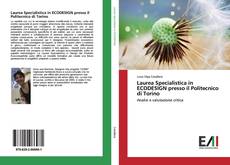 Bookcover of Laurea Specialistica in ECODESIGN presso il Politecnico di Torino