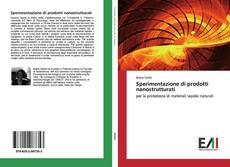 Portada del libro de Sperimentazione di prodotti nanostrutturati