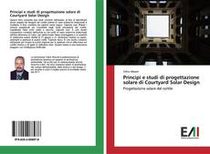 Buchcover von Principi e studi di progettazione solare di Courtyard Solar Design