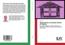 Bookcover of Acquisizione di clausole relative all'inglese