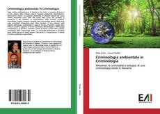 Buchcover von Criminologia ambientale in Criminologia