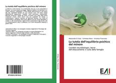 Portada del libro de La tutela dell’equilibrio psichico del minore