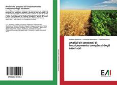 Portada del libro de Analisi dei processi di funzionamento complessi degli ascensori