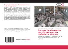 Capa do livro de Causas de decomiso de vísceras en un matadero porcino 
