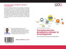 Capa do livro de Transformación Académica desde la Investigación 