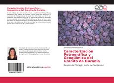 Portada del libro de Caracterización Petrográfica y Geoquímica del Granito de Durania