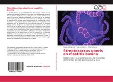 Portada del libro de Streptococcus uberis en mastitis bovina