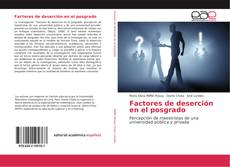 Bookcover of Factores de deserción en el posgrado