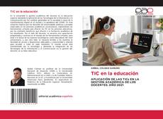 Обложка TIC en la educación