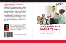 Обложка LA PEDAGOGÍA DE LA ORALIDAD EN EDUCACIÓN INFANTIL