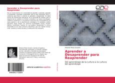 Couverture de Aprender a Desaprender para Reaprender