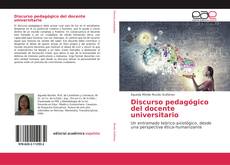 Discurso pedagógico del docente universitario kitap kapağı