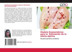 Buchcover von Modelo Econométrico para la Estimación de la oferta óptima