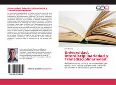 Copertina di Universidad, Interdisciplinariedad y Transdisciplinariedad