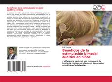 Borítókép a  Beneficios de la estimulación bimodal auditiva en niños - hoz