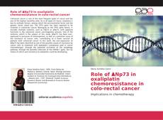 Обложка Role of ΔNp73 in oxaliplatin chemoresistance in colo-rectal cancer