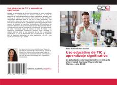 Bookcover of Uso educativo de TIC y aprendizaje significativo