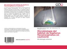 Capa do livro de Microbiología del hábitat de Gopherus flavomarginatus en cautiverio 