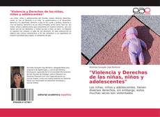 Bookcover of "Violencia y Derechos de las niñas, niños y adolescentes"