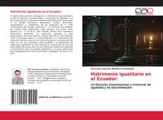 Обложка Matrimonio Igualitario en el Ecuador: