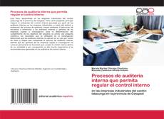 Portada del libro de Procesos de auditoría interna que permita regular el control interno