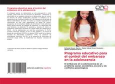 Обложка Programa educativo para el control del embarazo en la adolescencia