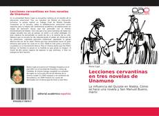 Buchcover von Lecciones cervantinas en tres novelas de Unamuno
