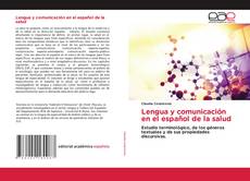 Portada del libro de Lengua y comunicación en el español de la salud