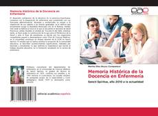 Memoria Histórica de la Docencia en Enfermería的封面