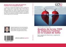 Couverture de Analisis de la Ley 7403 de Violencia Familiar en la Ciudad de Salta