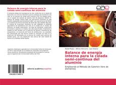 Couverture de Balance de energía interna para la colada semi-continua del aluminio
