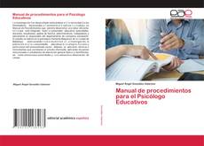 Couverture de Manual de procedimientos para el Psicólogo Educativos