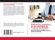 Buchcover von Preferencias académicas de los estudiantes de la carrera de Derecho