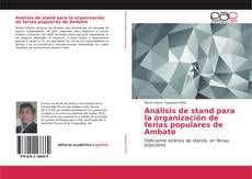 Análisis de stand para la organización de ferias populares de Ambato kitap kapağı