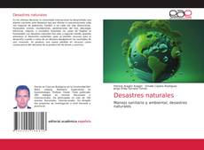 Desastres naturales kitap kapağı