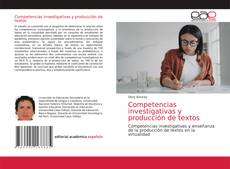 Capa do livro de Competencias investigativas y producción de textos 