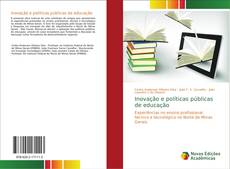 Capa do livro de Inovação e políticas públicas de educação 