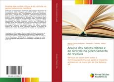 Capa do livro de Analise dos pontos críticos e de controle no gerenciamento de resíduos 