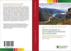Capa do livro de Gestão das Águas na Comunidade Quilombola da Serra do Evaristo 