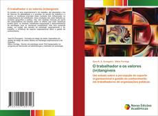 Buchcover von O trabalhador e os valores (in)tangíveis