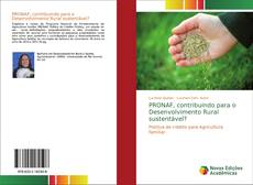 Buchcover von PRONAF, contribuindo para o Desenvolvimento Rural sustentável?