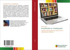 Capa do livro de Insufficient or inadequate 