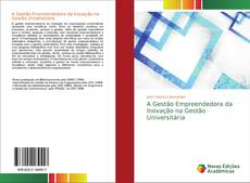 Buchcover von A Gestão Empreendedora da Inovação na Gestão Universitária